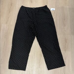 NWT Calvin Klein XL Men's Black Patterned Pants